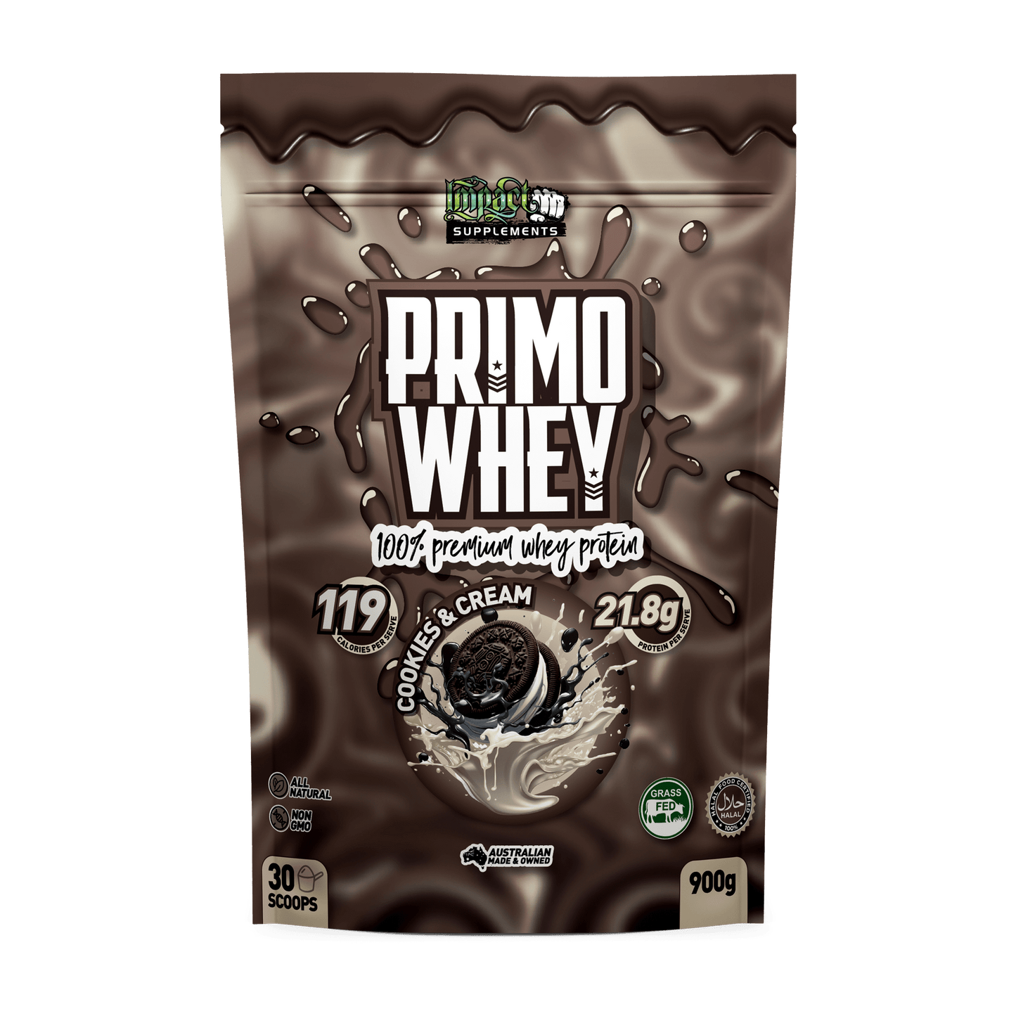 Impact Supplements Primo Whey - 100% Whey protein (WPC)