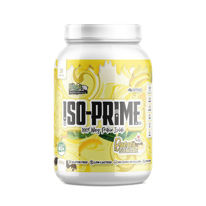 Impact Sports Nutrition Banana Sundae Iso-Prime -100% Whey Protein (WPI) 30 Serve