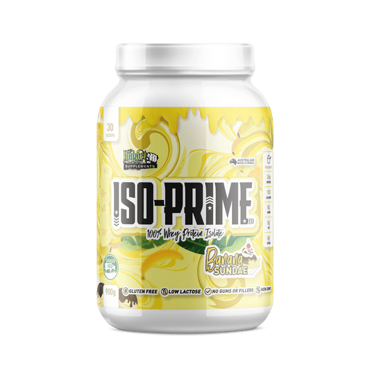 Impact Sports Nutrition Banana Sundae Iso-Prime -100% Whey Protein (WPI) 30 Serve